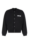 Jacquemus Le Cardigan Gros Grain In Black