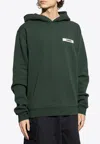 Jacquemus Gros-grain Hoodie In Green