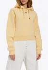 Jacquemus Gros Grain Light Beige Hooded Sweatshirt In Yellow