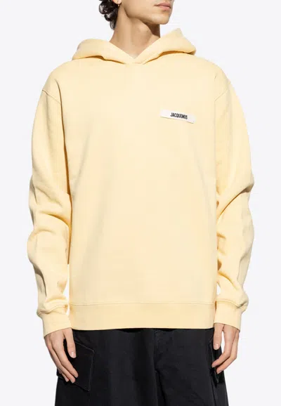 JACQUEMUS GROS GRAIN LOGO-PATCH HOODIE