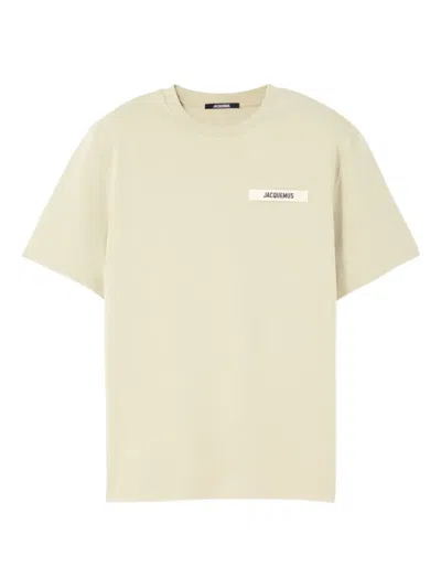 JACQUEMUS GROS GRAIN LOGO-PATCH T-SHIRT