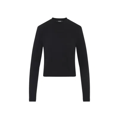 JACQUEMUS JACQUEMUS GROS GRAIN LONG SLEEVE T-SHIRT