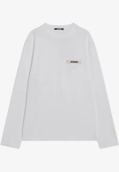 JACQUEMUS GROS GRAIN LONG-SLEEVED T-SHIRT