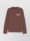 Jacquemus Le Sweatshirt Gros Grain Sweatshirt In Brown