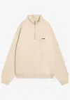 Jacquemus Men The Gros Grain Logo Sweatshirt In Neutral