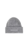Jacquemus Le Bonnet Gros Grain Wool-blend Beanie In Gray