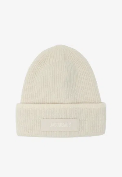 JACQUEMUS GROS GRAIN RIBBED BEANIE