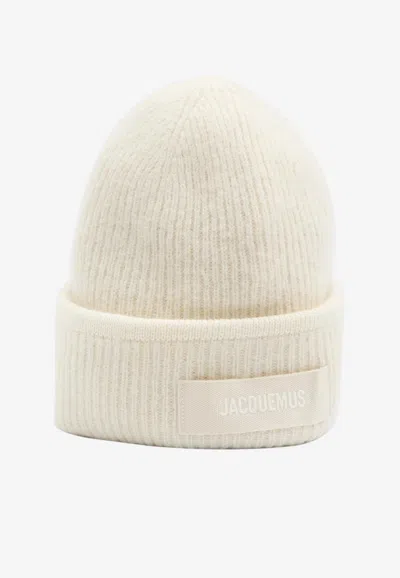 JACQUEMUS GROS GRAIN RIBBED BEANIE