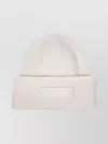 Jacquemus Gros Grain Ribbed Turn-up Hat In Neutral