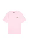 Jacquemus Gros Grain Organic Cotton Jersey T Shirt In Pink