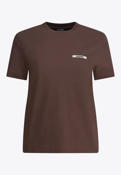 JACQUEMUS GROS GRAIN SHORT-SLEEVED T-SHIRT