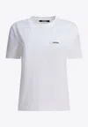Jacquemus Relaxed-fit Cotton T-shirt With Subtle Logo In White