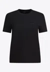 Jacquemus Womens Black Le T-shirt Grosgrain-logo Cotton-jersey T-shirt In Black