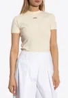 Jacquemus Gros Grain Slim T-shirt In White