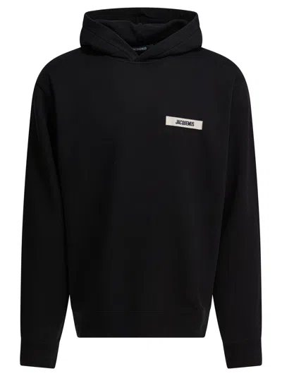 Jacquemus Gros Grain Sweatshirts Black