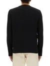 Jacquemus Le T-shirt Gros Grain Manches Longues In Black