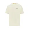 Jacquemus Boxy-fit Light Beige Cotton T-shirt With Patch Detail In Neutral