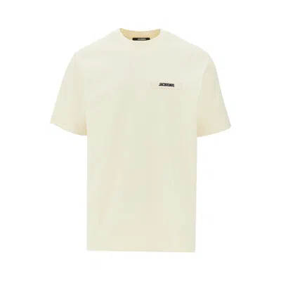 Jacquemus 'gros Grain' T-shirt In Neutral