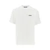 Jacquemus Le T-shirt Grosgrain T-shirt Men In White