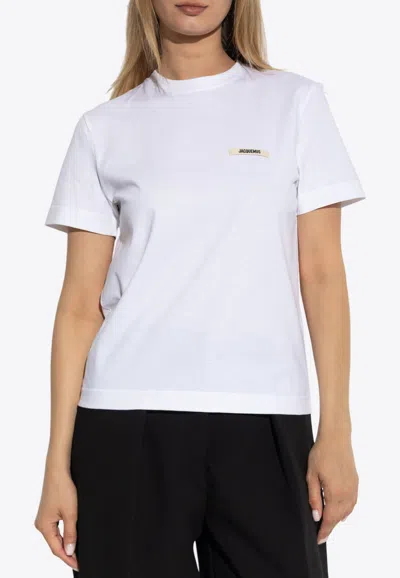 Jacquemus Gros Grain T-shirt In Multi