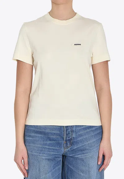 Jacquemus Gros Grain T-shirt In White
