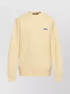 Jacquemus Gros Grain Logo-embroidered Hoodie In Neutral