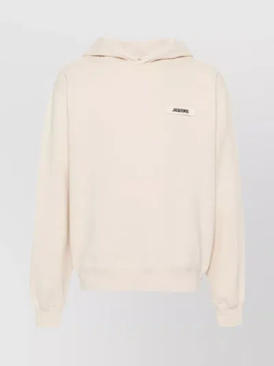 JACQUEMUS GROSGRAIN HOODED JERSEY SWEATER