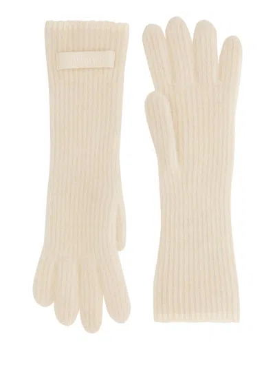 Jacquemus Grosgrain Logo Gloves