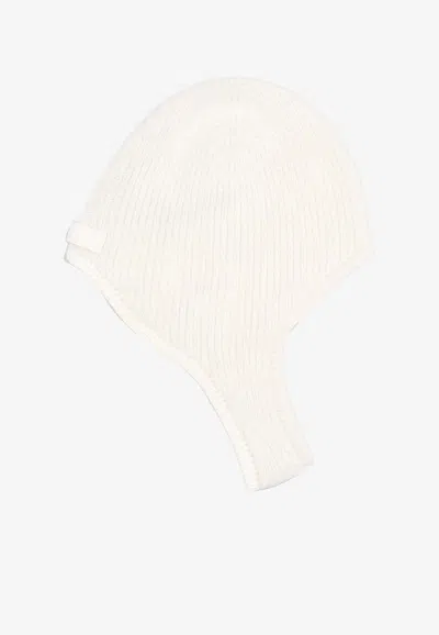 Jacquemus La Capuche Gros Grain Hat In White