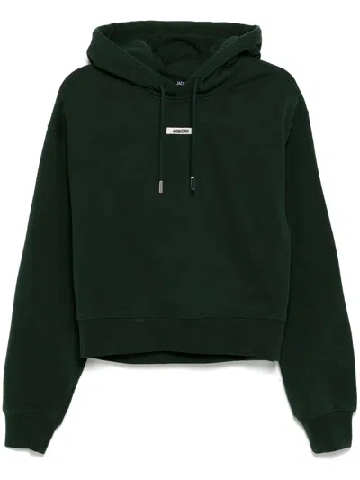JACQUEMUS GROSGRAIN LOGO HOODIE