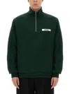 Jacquemus Gros-grain Sweatshirt In Black
