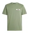 Jacquemus Le T-shirt Grosgrain Cotton Logo T-shirt In Green