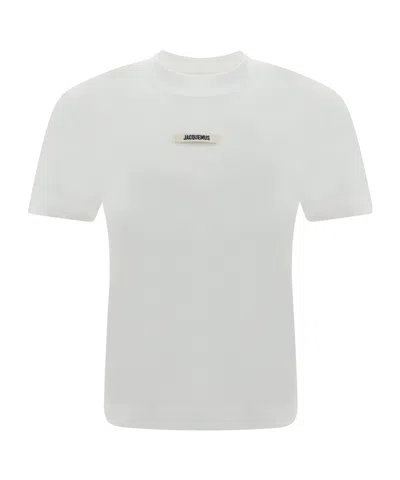 Jacquemus Tom Ford Black Cotton Blend Jeans In White