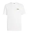 Jacquemus T-shirt Le T-shirt Gros-grain In White