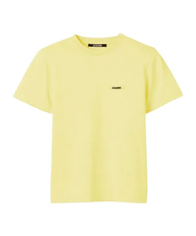 Jacquemus The Gros Grain Short-sleeve T-shirt In Yellow