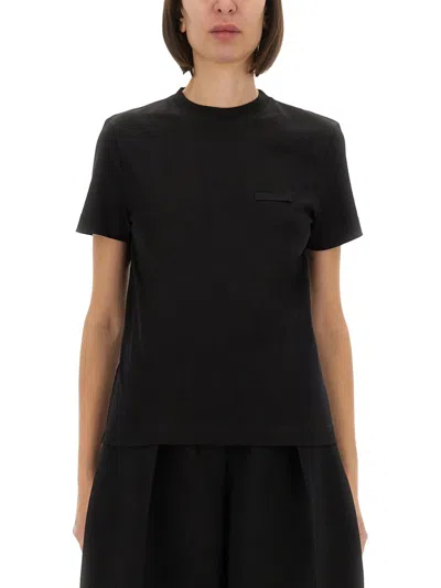 Jacquemus Women Black The Gros Grain Short-sleeve T-shirt