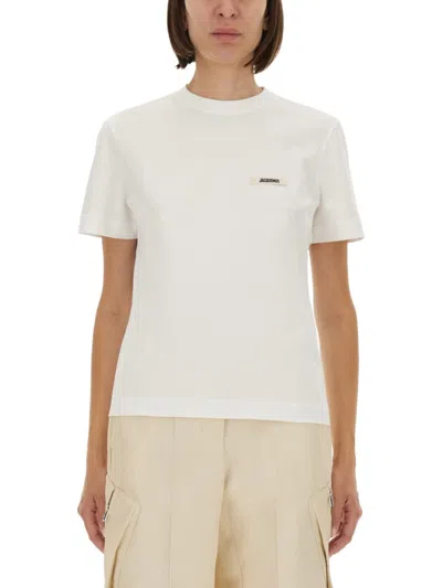 JACQUEMUS JACQUEMUS GROSGRAIN SHORT SLEEVE T-SHIRT