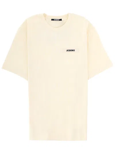 Jacquemus "grosgrain" T-shirt In White