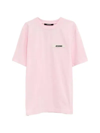Jacquemus Grosgrain T-shirt In Pink