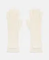 Jacquemus White Grosgrain Wool Gloves