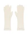 Jacquemus Grosgrain Wool Gloves In Neutral