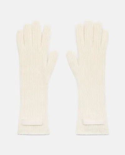 Jacquemus Grosgrain Wool Gloves In Neutrals