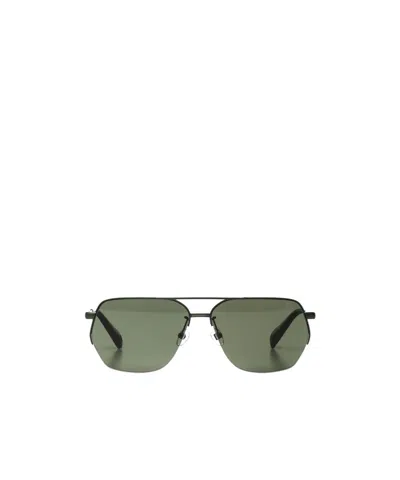 Jacquemus Half-frame Sunglasses In Green