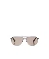 Jacquemus Half-frame Sunglasses In Nude