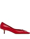 Jacquemus Half Heel Shoes In Red