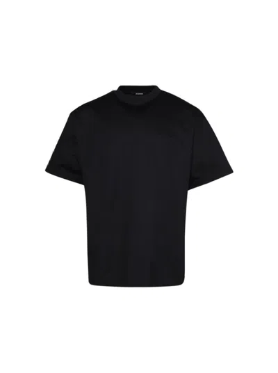 Jacquemus Halteres Tee Athletic Club Navy In Black