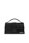 Jacquemus The Big Bambino Top-handle Leather Bag In Black