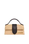 Jacquemus Le Grand Bambino Raffia Effect Shoulder Bag Women In Brown