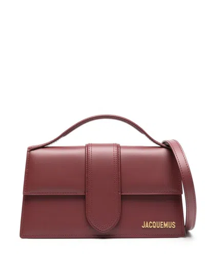 Jacquemus Handbag In Dark Burgundy