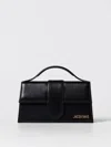 Jacquemus Le Bambino Leather Tote Bag In Black